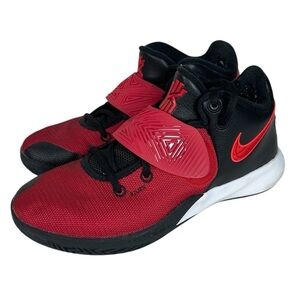 B6 Women’s Kyrie Flytrap 3 Black University Red Basketball Shoes 7.5